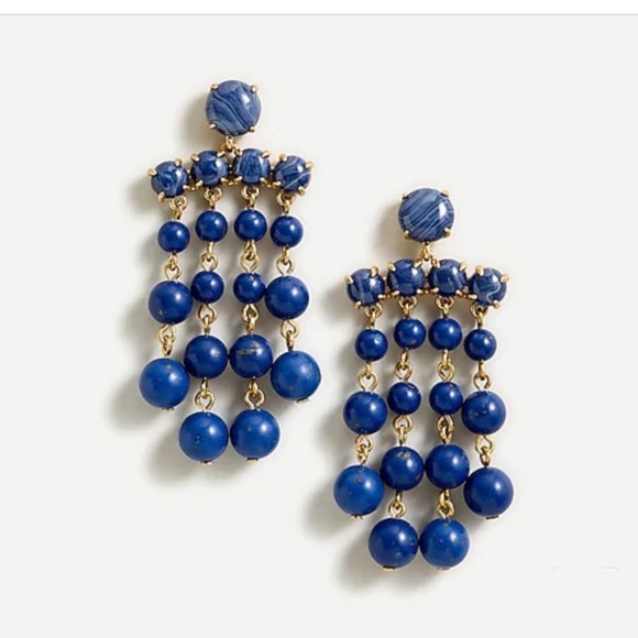 J. Crew Candy Dot Chandelier Earrings